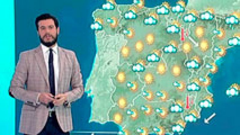 Las temperaturas descienden este miércoles con lluvias débiles en el norte peninsular