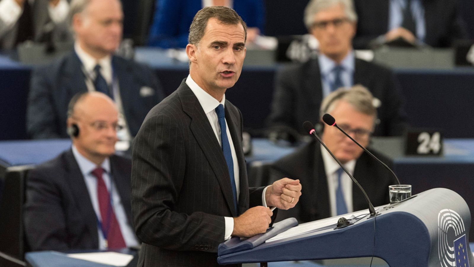 El rey insta a la UE a "lanzar una señal inequívoca" de que los "problemas sociales" están "en el centro del proceso de integración"