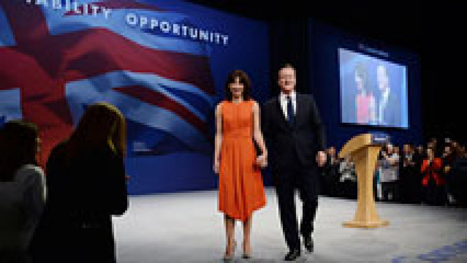 Telediario 1: Cameron promete "luchar duro" para reformar una Europa "demasiado grande, autoritaria y entrometida" | RTVE Play