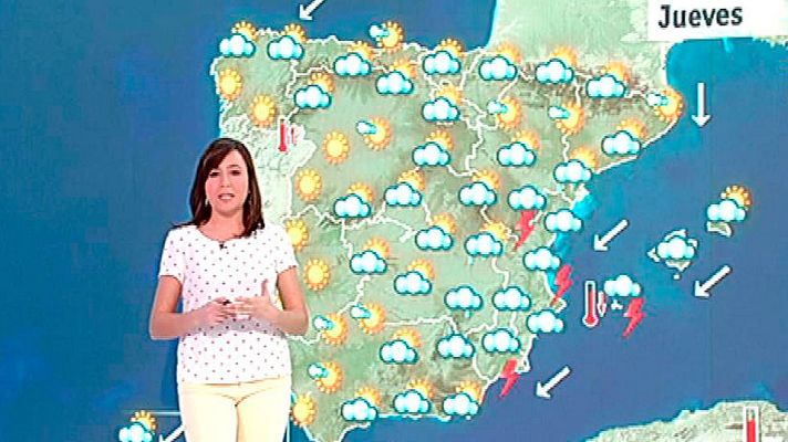 El tiempo - Lluvias en Alicante, Murcia y Valencia