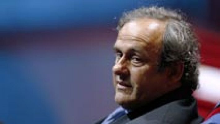Telediario 1 - En Francia ven una campaña de desprestigio en la sanción a Platini