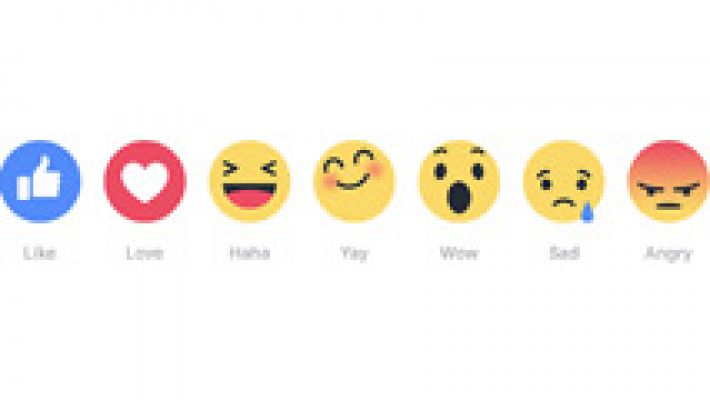 Telediario 1 - Facebook crea Reactions