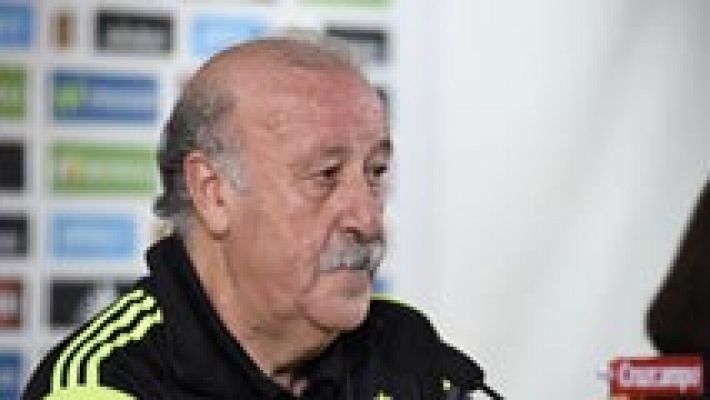 Telediario 1 - Del Bosque: "Esta fase de clasificación está siendo bastante difícil"