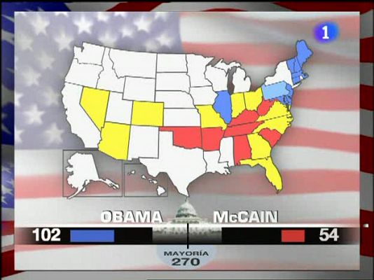 Especiales informativos - Noche electoral EE.UU. 2008 - 4