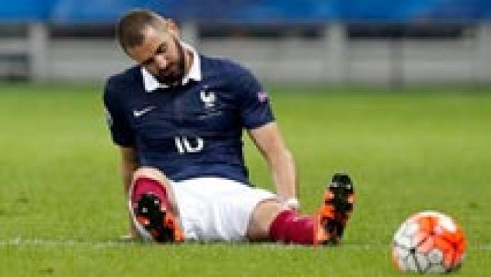 Benzema sufre una lesión de grado 1 de los isquiotibiales