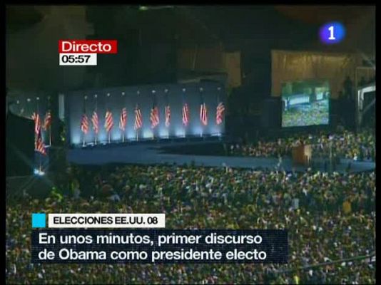 Especiales informativos - Noche electoral EE.UU. 2008 - 7
