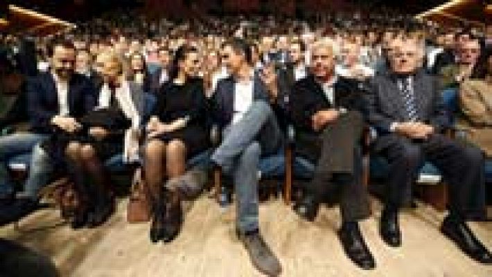 Telediario 1 - Sánchez defiende "el acuerdo y el diálogo" para transformar España en el homenaje a Txiki Benegas