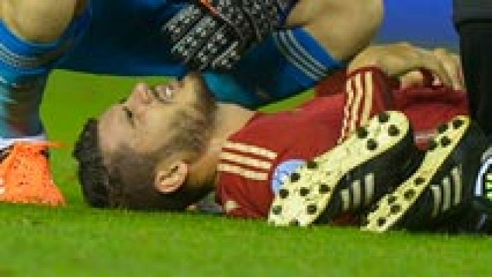 Telediario 1 - Morata y Silva se lesionan con la Roja