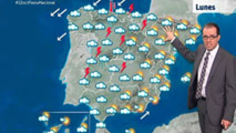 Lluvias abundantes en el noroeste peninsular