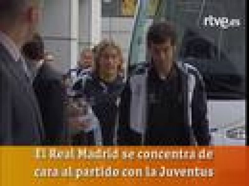 Los jugadores del Real Madrid se encuentran concentrados en los momentos previos al partido de Champions que los enfrentará a la Juventus de Turín.