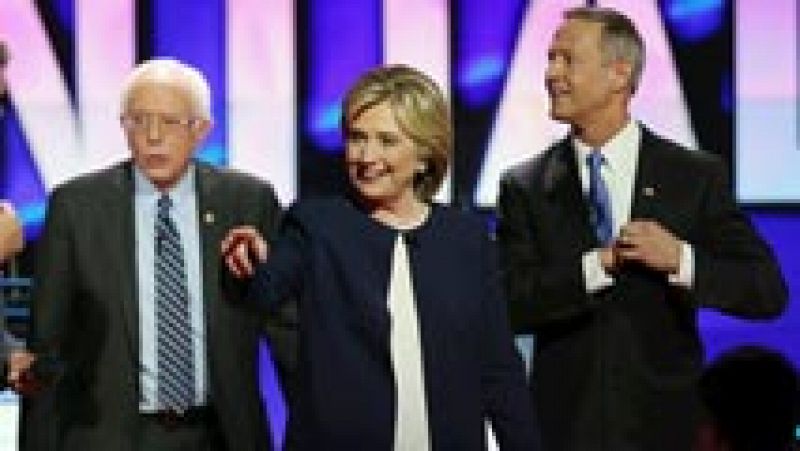 Clinton y Sanders monopolizan el debate de los candidatos demócratas a la presidencia de EE.UU.