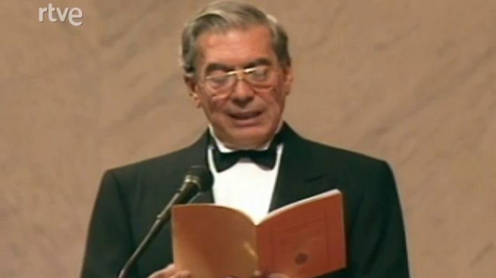 Escritores en el Archivo de RTVE - Ceremonia de ingreso de Mario Vargas Llosa en la RAE (1996)