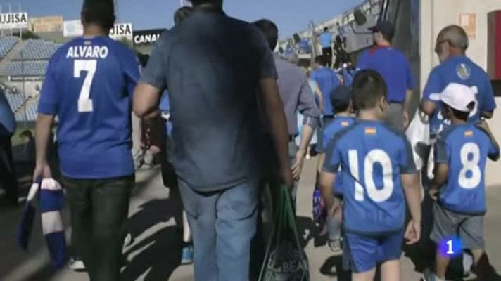 Telediario 1 - La grada de Getafe se calienta
