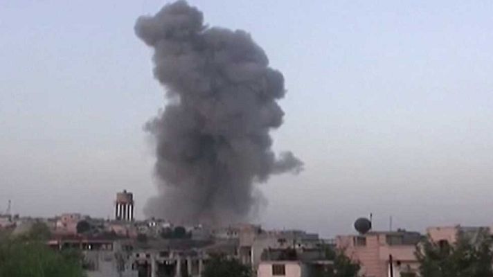 Telediario 1 - Las fuerzas de Bachar al Asad prosiguen su ofensiva en Siria con el objetivo de tomar Alepo