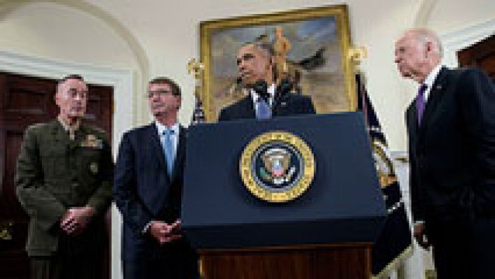 Telediario 1 - Obama retrasa la salida de EE.UU. de Afganistán hasta 2017: "Las fuerzas afganas no son todavía tan fuertes"