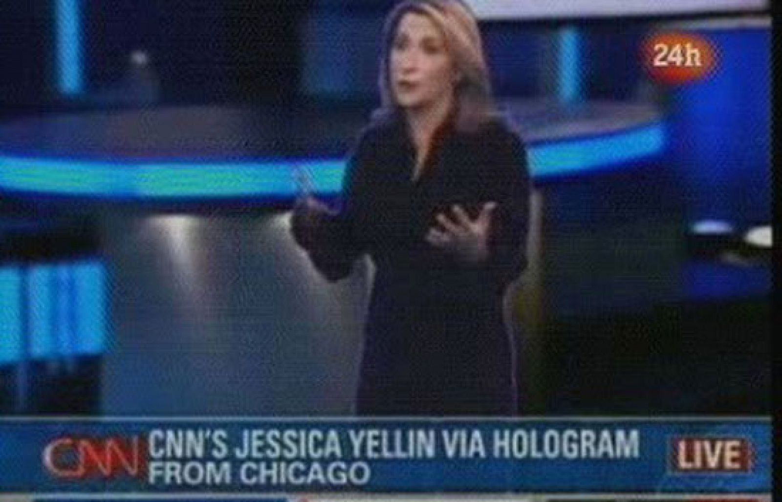 Para CNN vía holograma