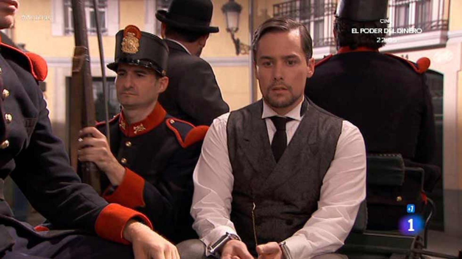 Acacias 38 - Los guardias detienen a Germán por una supuesta paliza a Cayetana