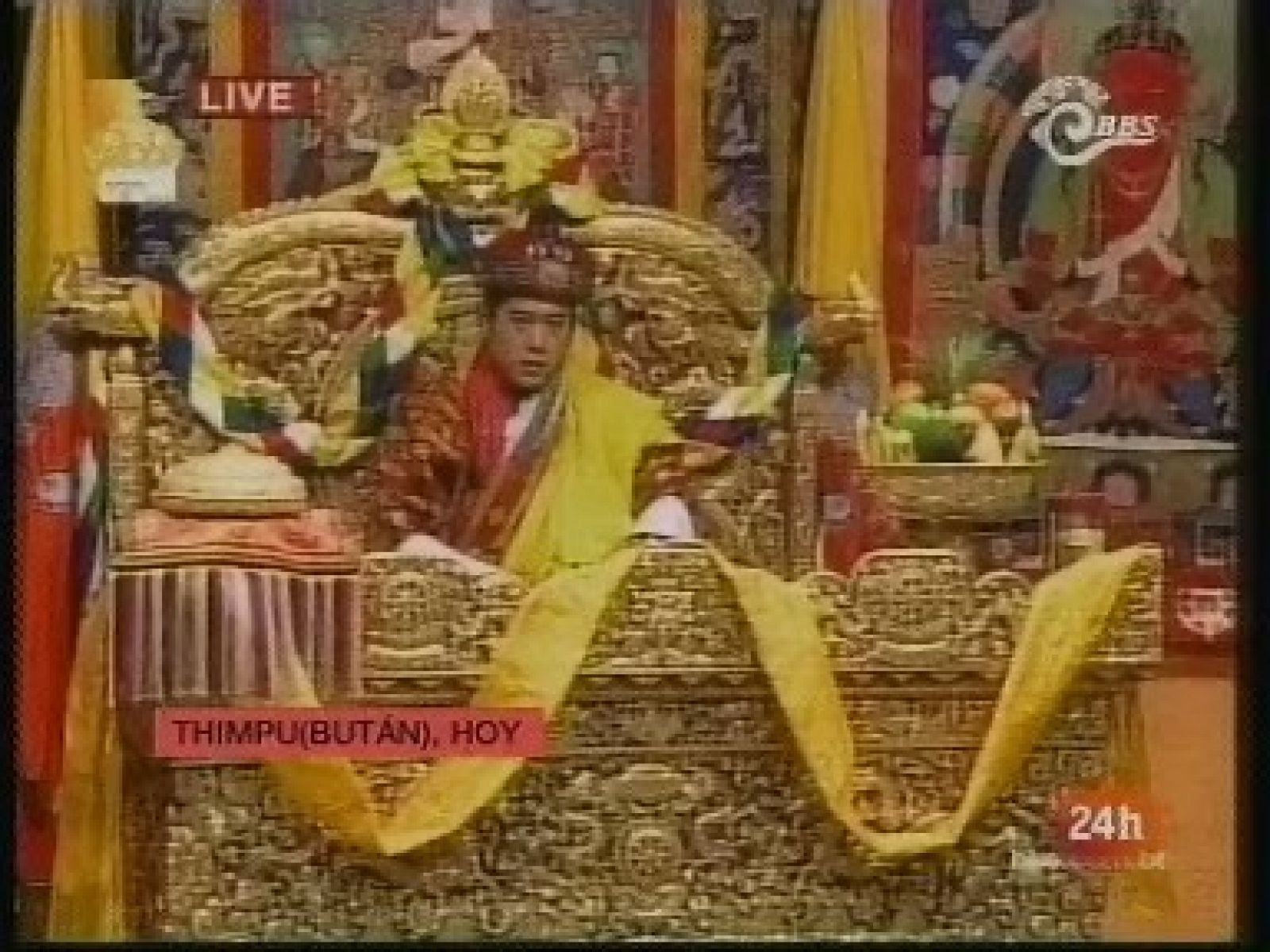 Coronación real en Bután