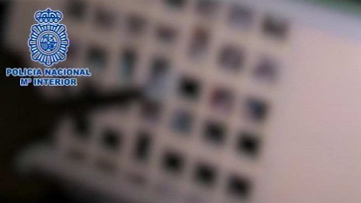 Telediario 1 - Golpe a la pornografía infantil con 81 detenidos en toda España