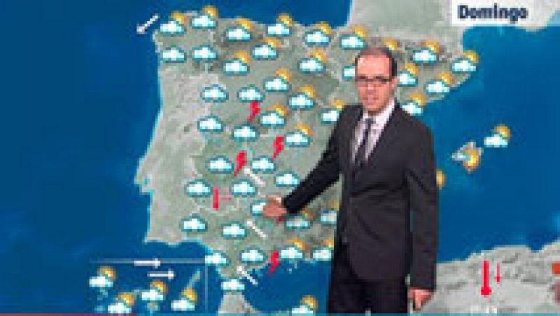 Fuertes lluvias en Andalucía, Extremadura y Castilla y León