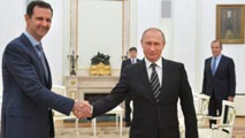 Asad se entrevista por sorpresa con Putin en Moscú 
