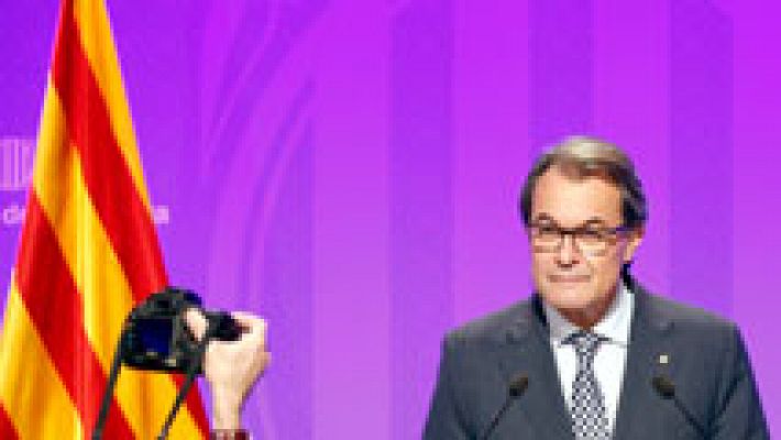 Telediario 1 - Artur Mas se siente "objeto de caza mayor" y critica la "sobreactuación" de la Fiscalía con CDC