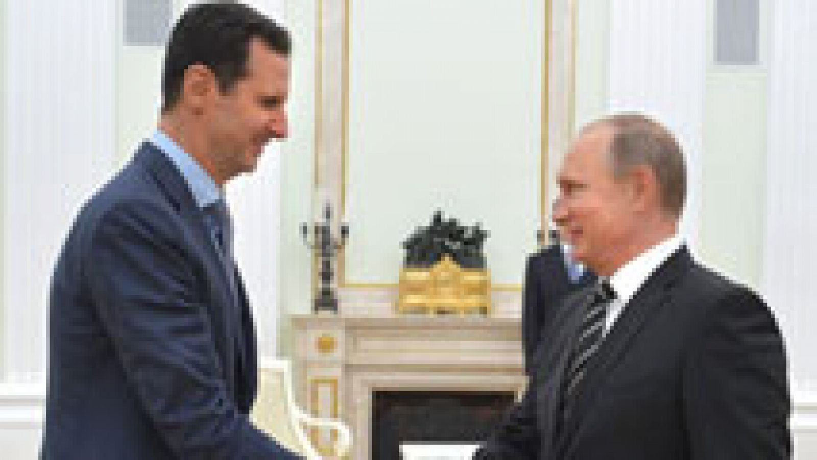 Telediario 1: Asad se reúne por sorpresa con Putin, que le ha trasladado la necesidad de un proceso político en Siria | RTVE Play