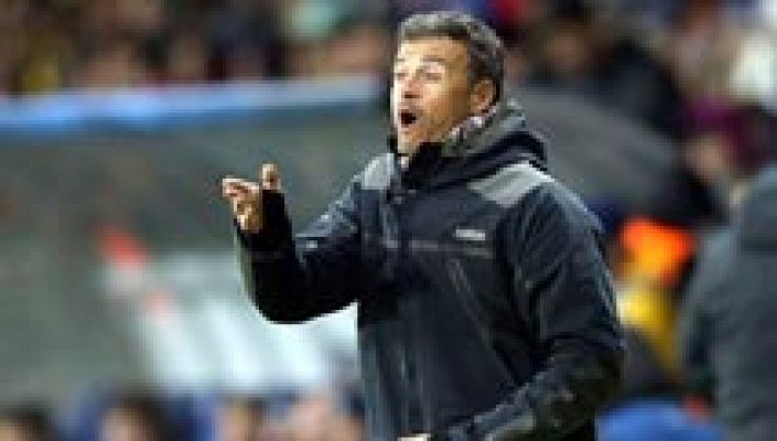 Telediario 1 - La pregunta indiscreta de un periodista ruso a Luis Enrique