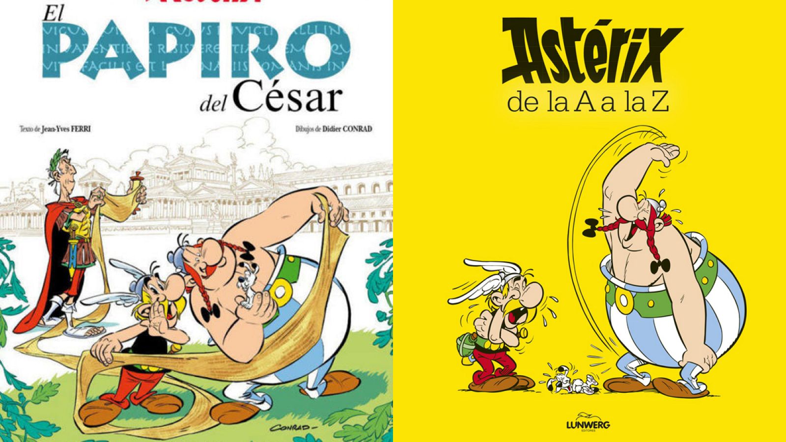Dos nuevos títulos de Astérix: 'El papiro del César' y 'Astérix de la A a la Z'