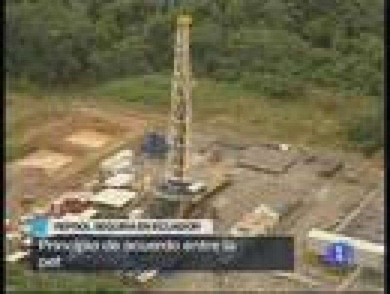 El Gobierno de Ecuador y Repsol YPF se dan un año para negociar el nuevo contrato