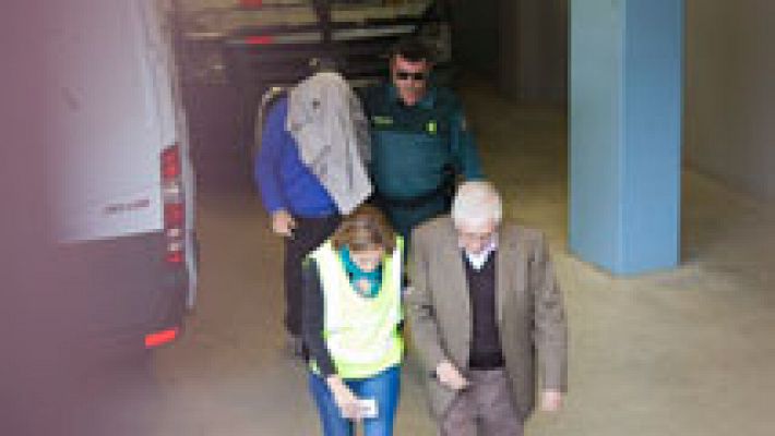 Telediario 1 - En libertad con cargos el director de obra pública de la Generalitat y el extesorero de CDC Osàcar