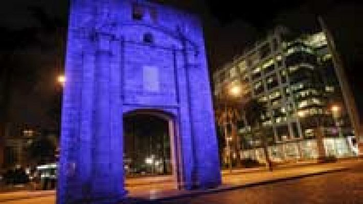 Telediario 1 - La ONU cumple 70 años y lo celebra iluminando más de 300 edificios en todo el mundo