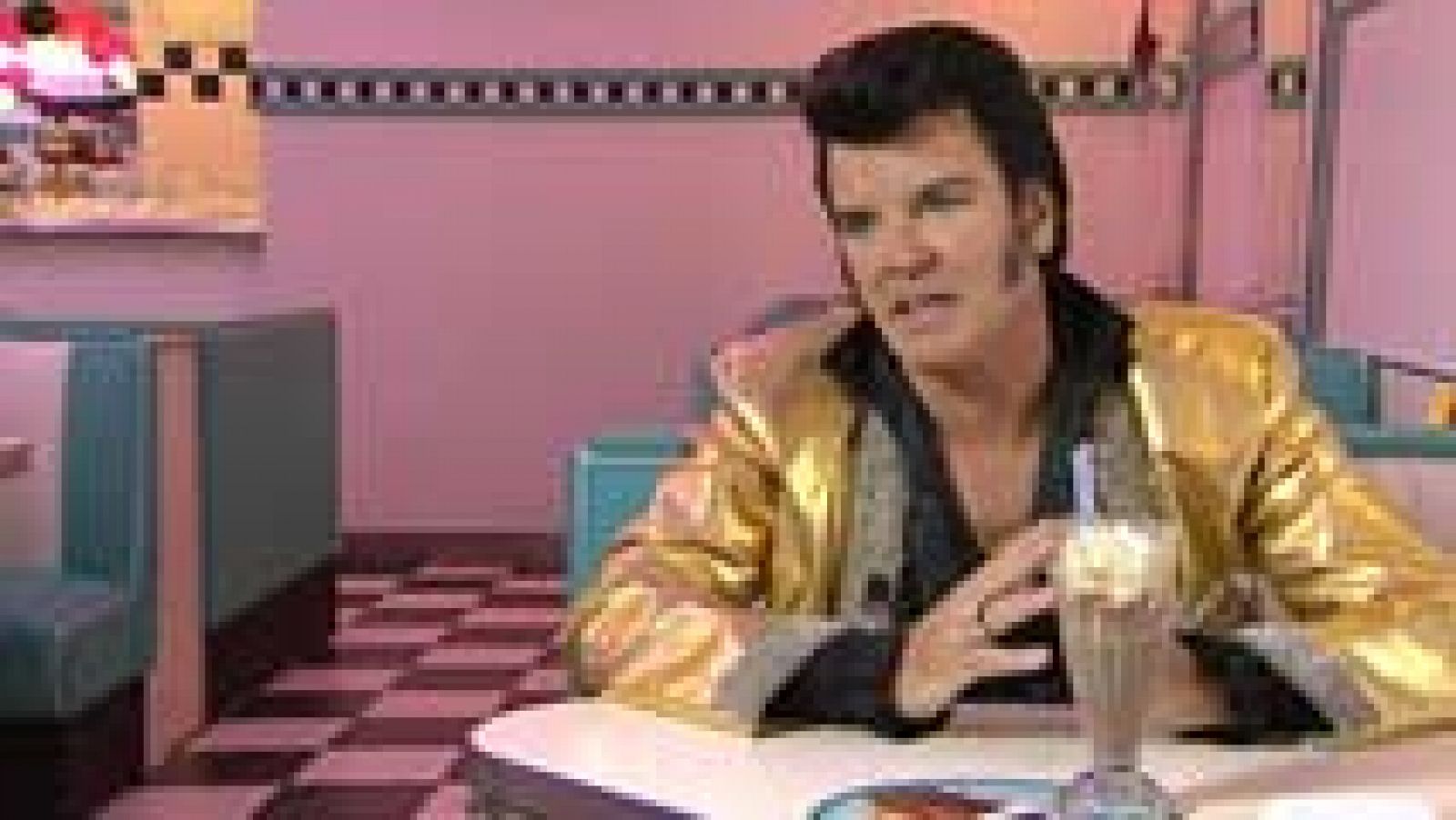 Telediario 1: Vuelve Elvis Presley... en la persona de Greg Miller | RTVE Play