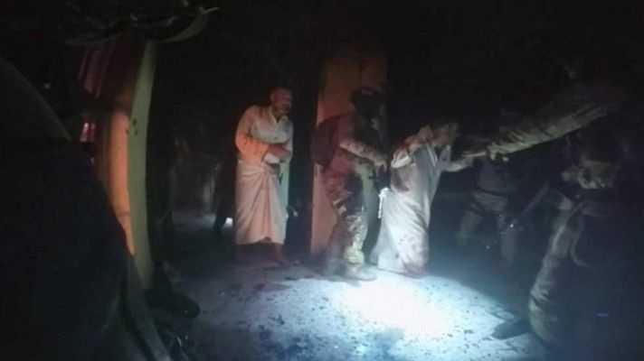 Telediario 1 - Espectacular operación de rescate de prisioneros del Estado Islámico