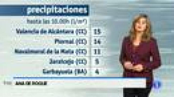 Noticias de Extremadura - El tiempo en Extremadura - 26/10/15