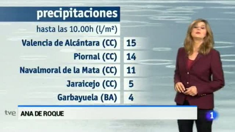  El tiempo en Extremadura - 26/10/15