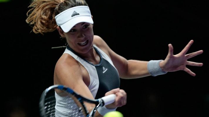 Telediario 1 - Muguruza debuta en Singapur derrotando a Safarova