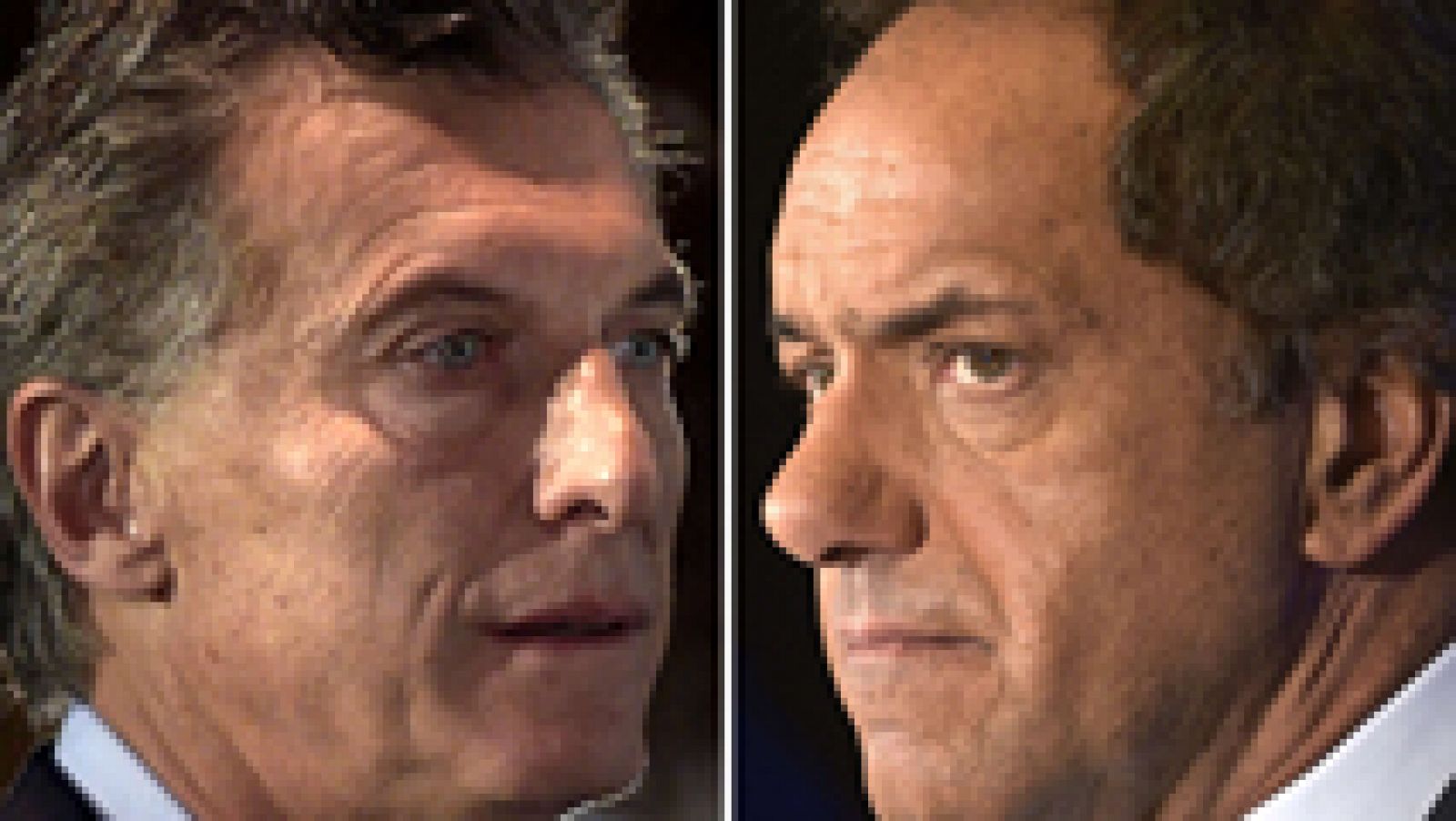 Telediario 1: Macri y Scioli lanzan la carrera para convencer a los indecisos de Argentina en la segunda vuelta  | RTVE Play