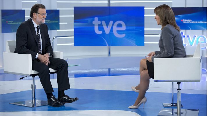 Entrevista a Mariano Rajoy en TVE
