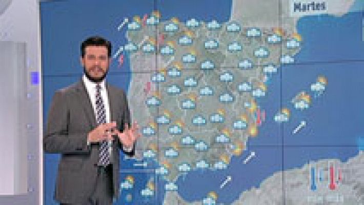 El tiempo - Lluvias fuertes en el norte peninsular con temperaturas en descenso