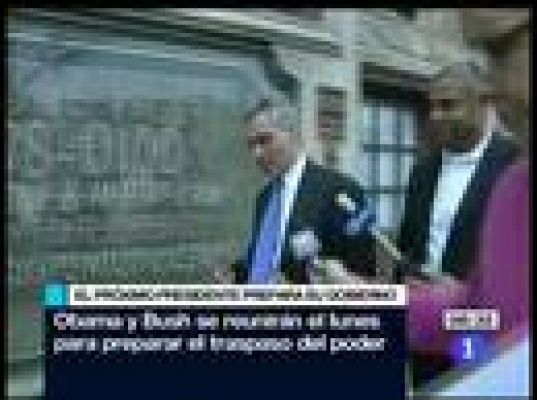 Telediario 1 - Telediario en 4' - 07/11/08