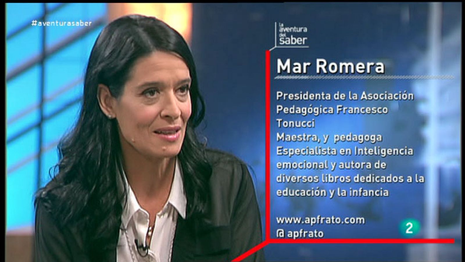 La Aventura del Saber. Mar Romera, Presidenta de la Asociación Pedagógica Francesco Tonucci