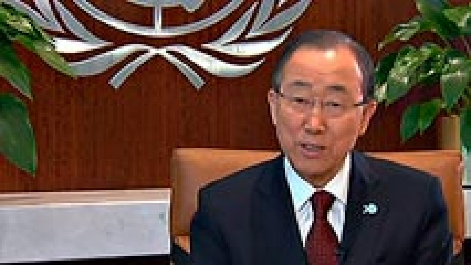 Telediario 1: Ban Ki-moon a TVE: "La ONU ha trabajado muy estrechamente con España" | RTVE Play