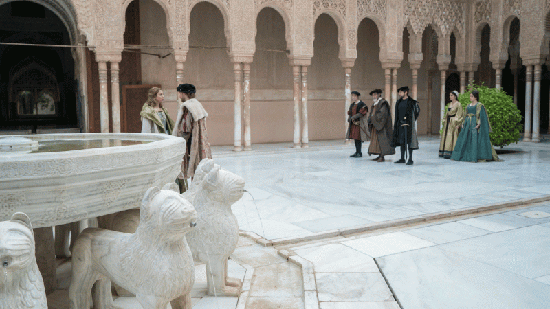 Carlos, Rey Emperador - Luna de miel en Granada