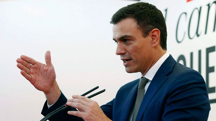 Informativo 24h - Sánchez defiende que la "única respuesta política" al desafío catalán es su reforma de la Constitución