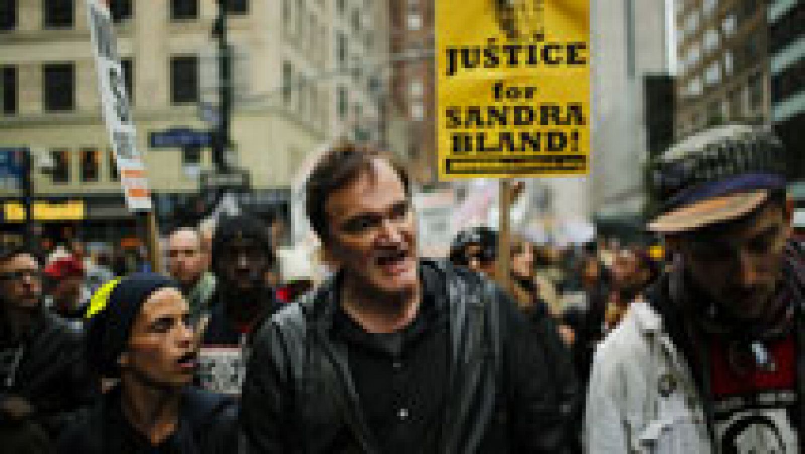 Telediario 1: Los policías de Nueva York quieren boicotear las películas de Tarantino por llamarles asesinos en una manifestación | RTVE Play