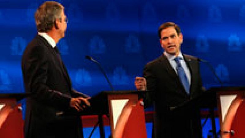 Rubio despunta, Trump se acomoda y Bush cae en el tercer debate republicano