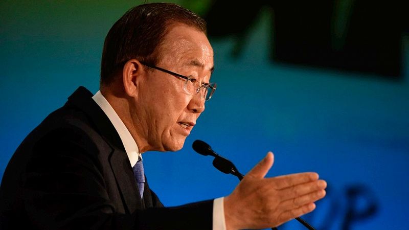 Ban Ki moon: "La crisis de los refugiados es un problema global, no europeo"