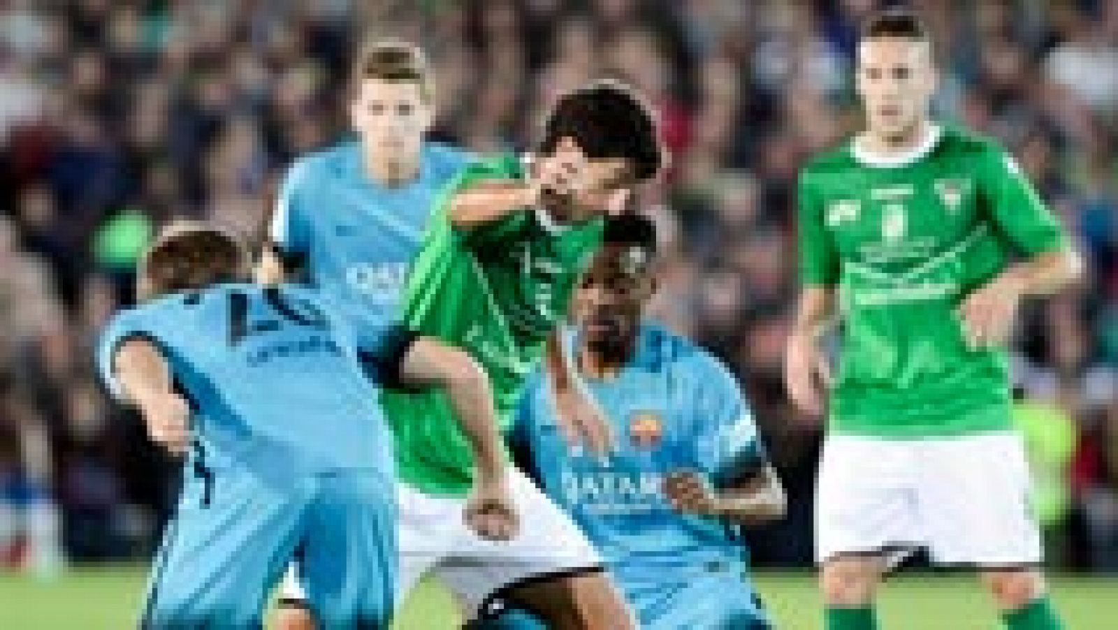 Telediario 1: El Barça se empequeñece ante el tesón del Villanovense | RTVE Play