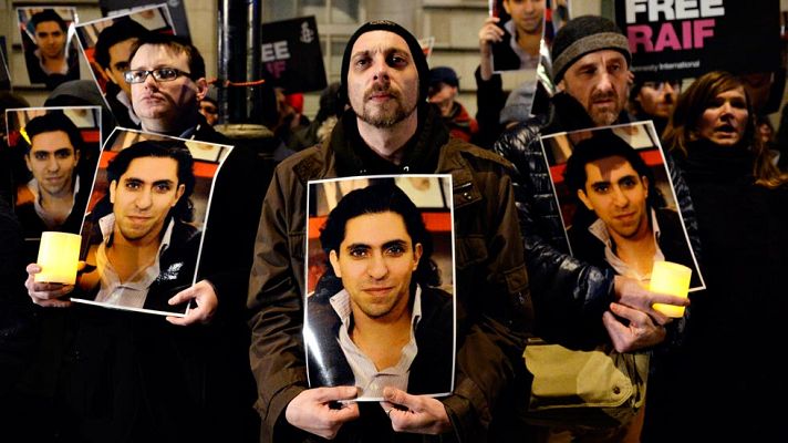 Telediario 1 - El bloguero saudí Raif Badawi gana el premio Sájarov a la Libertad de Conciencia del Parlamento Europeo